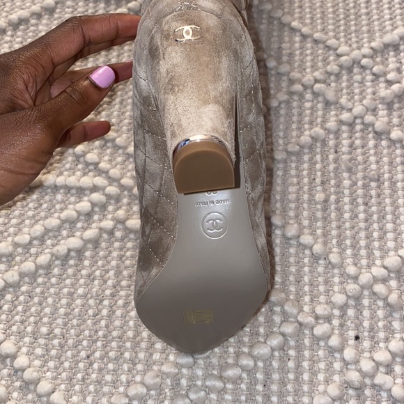 Chanel OTK boots - Picture 4 of 7